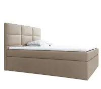 ALAN 2M łóżko kontynentalne 180x200 z materacem i pojemnikiem